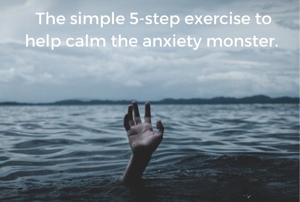 5 steps exercise for anxiety